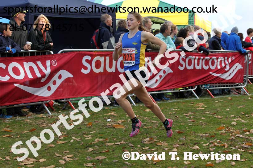 Under-17 womens National Cross Country Relays. Photo: David T. Hewitson/Sports for All Pics